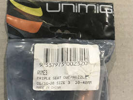Unimig Triple Seat Cut / Nozzle 30 - 40mm AMNE3 - picture1' - Click to enlarge