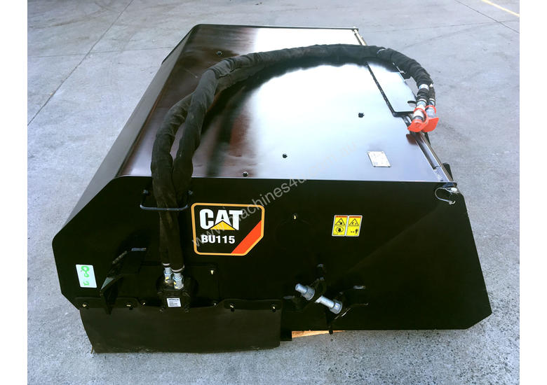 Used 2014 Caterpillar Cat BU115 utility broom Skid Steer Broom in