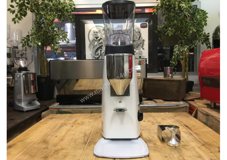 caption MAZZER KOLD CUSTOM WHITE BRAND NEW ESPRESSO COFFEE GRINDER