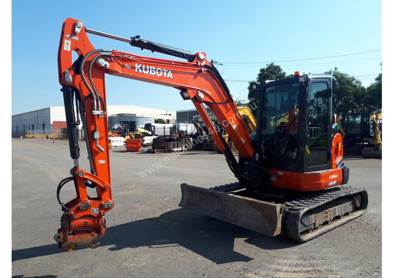 caption 2017 Kubota U55-4 Excavator