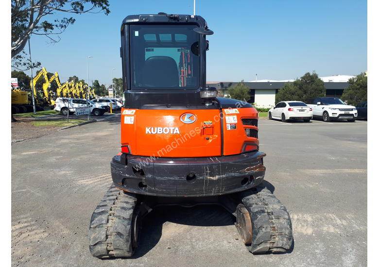 caption 2017 Kubota U55-4 Excavator