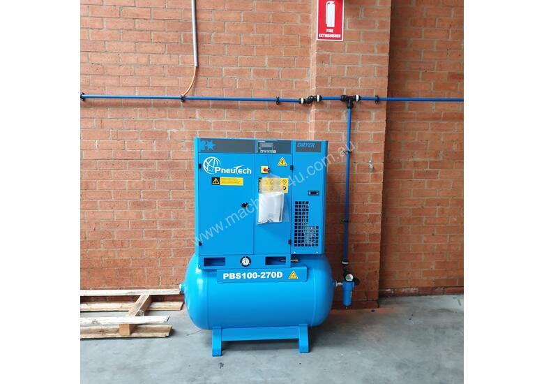 New 2020 Focus Pneumatics Small Compressor 5 5hp Rotary Screw