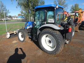 New Holland T4020 Tractor with Front Broom - picture0' - Click to enlarge