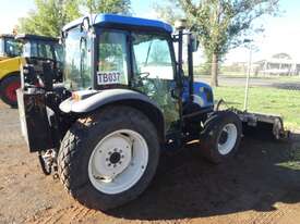 New Holland T4020 Tractor with Front Broom - picture2' - Click to enlarge