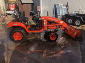 Kubota BX24 Backhoe and mid mount mower included Rear tyres brand new - picture0' - Click to enlarge