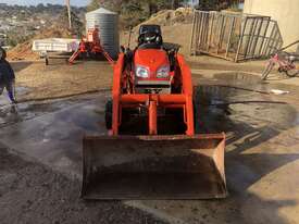 Kubota BX24 Backhoe and mid mount mower included Rear tyres brand new - picture0' - Click to enlarge