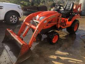 Kubota BX24 Backhoe and mid mount mower included Rear tyres brand new - picture1' - Click to enlarge