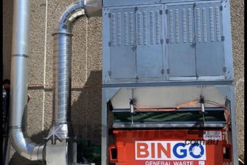 Self cleaning filters. 20hp extractor . Effective and very affordable