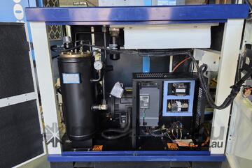 CompAir L18. Focus 7.5kw VSpd 2024. IR 11kw. Focus 2in1 15kw. Champion22kw. Atlas GA22VSD. Hydrovane