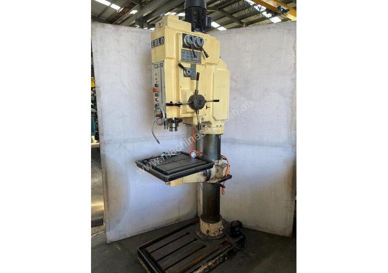 caption ERLO TCA-50 Geared Head Pedestal Drill 50mm capacity