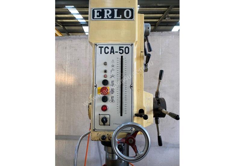 caption ERLO TCA-50 Geared Head Pedestal Drill 50mm capacity