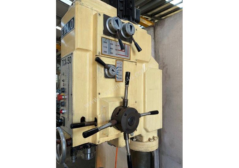 caption ERLO TCA-50 Geared Head Pedestal Drill 50mm capacity