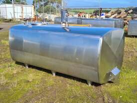STAINLESS STEEL TANK, MILK VAT 2300 LT - picture1' - Click to enlarge