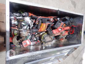 TOOL BOX COMPRISING OF ASSORTED BATTERY & ELECTRIC TOOLS - picture0' - Click to enlarge