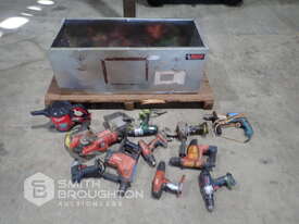 TOOL BOX COMPRISING OF ASSORTED BATTERY & ELECTRIC TOOLS - picture1' - Click to enlarge