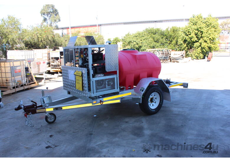 caption ThoroughClean D10M-36H-TO Trailer Diesel Pressure Washer