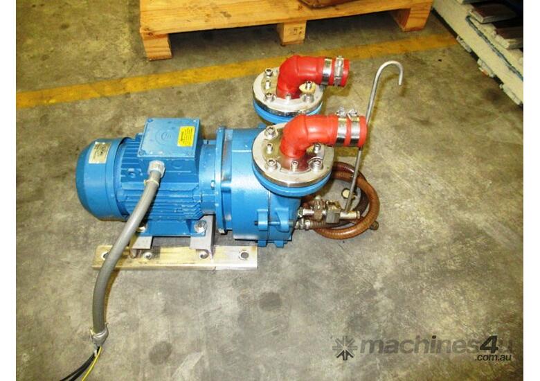 Used robusch Liquid Ring Vacuum Pump IN OUT 50mm Dia Liquid Ring Vacuum