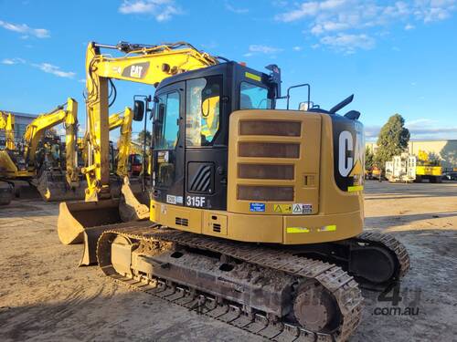 2018 CAT 315FL 15T EXCAVATOR WITH BLADE, CIVIL SPEC AND 3400 HRS