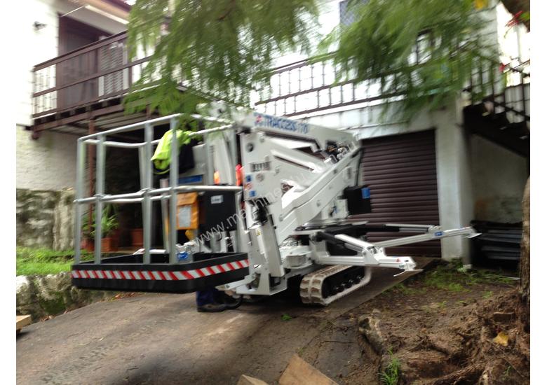 caption CTE TRACCESS 170 - 17m Spider Lift. Price from $380 per week