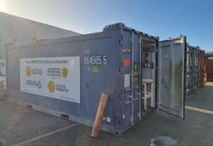 Workshop Container with transfomer lights and AC
