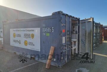 Workshop Container with transfomer lights and AC