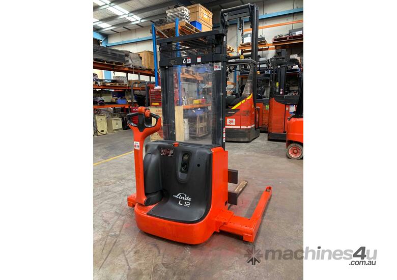 Late Model linde L12 Walkie Stacker Compact 2.9m 1.2ton Great Batt Shop Helper!!