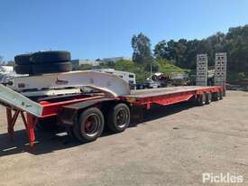 1994 Drake Quad-Axle Spread Deck Float Trailer - picture0' - Click to enlarge