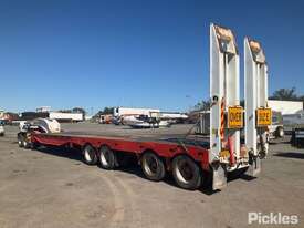 1994 Drake Quad-Axle Spread Deck Float Trailer - picture2' - Click to enlarge