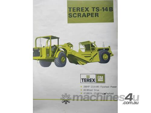 TEREX TS-14 SCRAPER