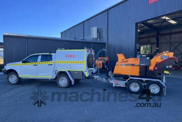 Forst TR8D Diesel 8-inch capacity Wood Chipper | 45HP Kubota Diesel Engine