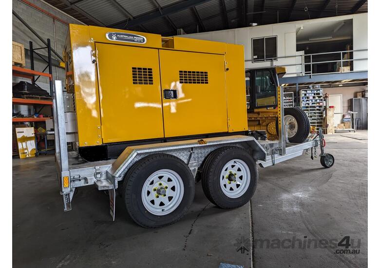 40 KVA  DENYO (JAPAN) ULTRA SILENT TRAILER MOUNTED DIESEL GENERATOR (QUIETEST ON THE MARKET TODAY )