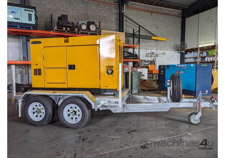 40 KVA  DENYO (JAPAN) ULTRA SILENT TRAILER MOUNTED DIESEL GENERATOR (QUIETEST ON THE MARKET TODAY )
