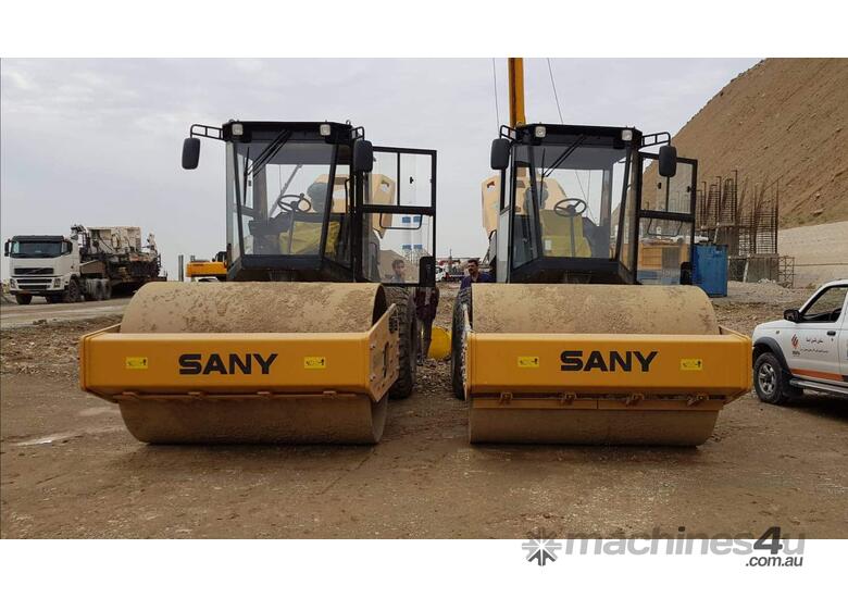 caption Sany SSR180C-8 Single Drum Vibratory Roller | High Efficiency