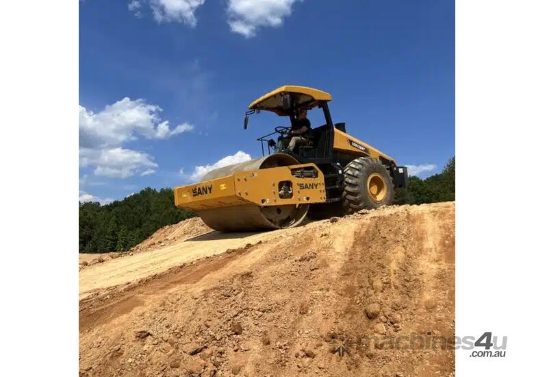 caption Sany SSR180C-8 Single Drum Vibratory Roller | High Efficiency