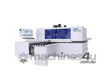 KDT CNC Drilling Machine. 2 top drill heads , 1 bottom drill head, 2 router spindles