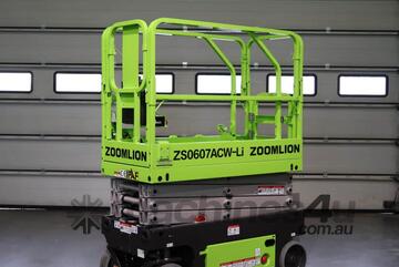 Zoomlion Scissor Lift 19ft with Lithium Battery & High Performance!