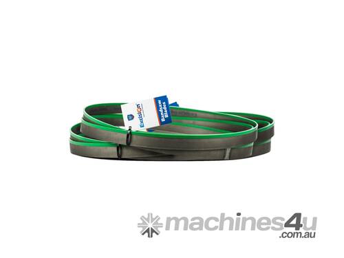 caption Custom-made metalworking bandsaw blades