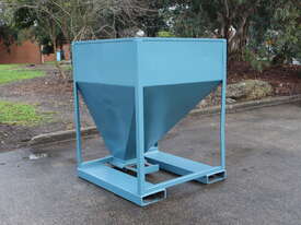 Steel Bulk Handling Hopper Silo - 1100L  - picture0' - Click to enlarge