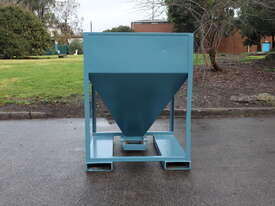 Steel Bulk Handling Hopper Silo - 1100L  - picture0' - Click to enlarge