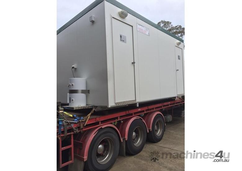 caption Auzbilt Ablution Portable Building: 4.8m x 3m, For Hire