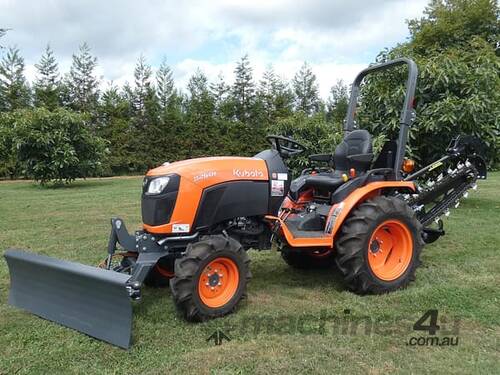 caption Compact Tractor 25HP Trencher - Built to last and made in New Zealand!