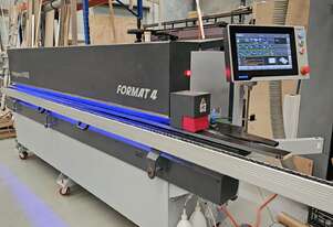 Edgebander with premilling and corner rounding and CNC control