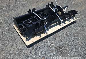 Unused 2024 Captok Selection of Mini Excavator Attachments, QTY (8of) , Rake, Ripper, Auger,12inch A