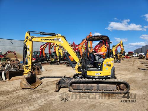 2021 YANMAR VIO55-6 5.5T EXCAVATOR (M784) WITH LOW 745 HOURS