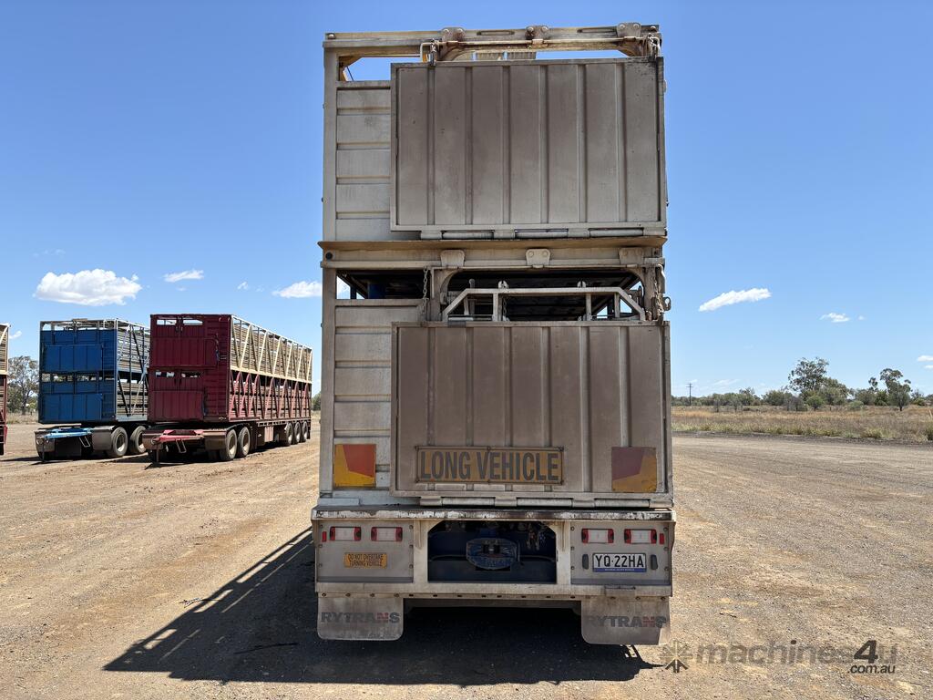 Buy Used Rytrans 2019 Rytrans B Double Set Stock Crates Trailers in