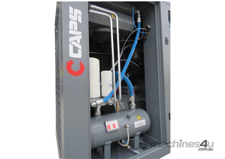 Package Deal CAPS CR22-7 22kW Rotary Screw Compressor with CDRM240-3C Dryer and Inline Filters