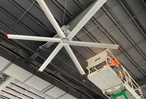 SkyBlade Fantom Series 1.35HP HVLS Fans - High Efficiency for Large Spaces (14-24ft)