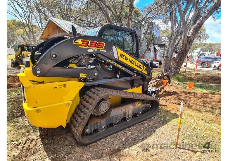 caption New Holland C338 Track loader for sasle