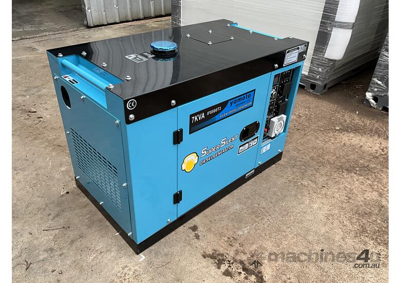 caption Unused 2024 Yamota 7 KVA 3 Phase Diesel Generator