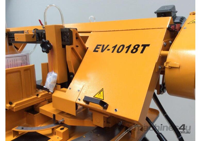 caption EVERISING EV-1018T BAND SAW | DUAL MITRE | MANUAL | 250MM X 450MM CAPACITY